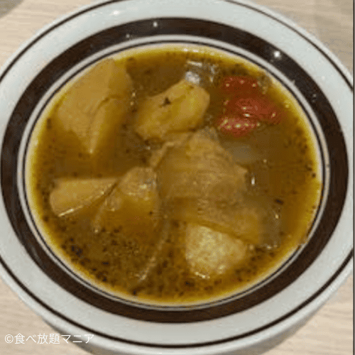 ケンタッキー食べ放題の特性カレーの画像