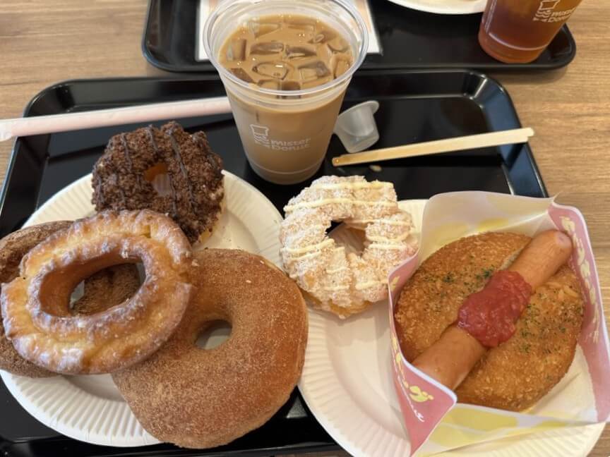 ミスタードーナツの食べ放題の画像