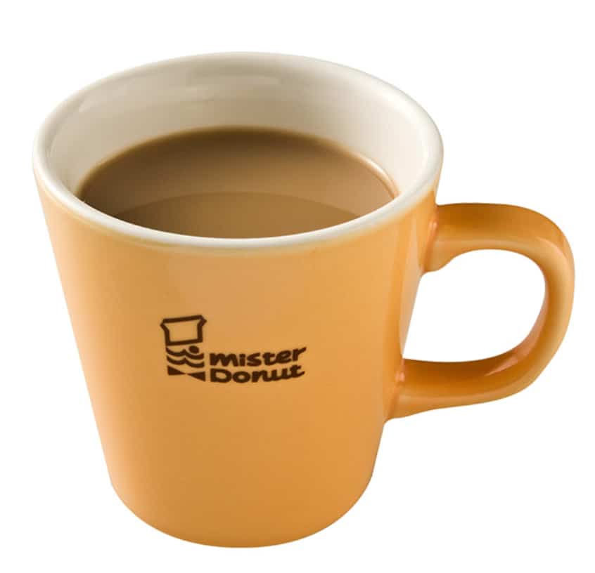 ミスド食べ放題のミスドカフェオレ