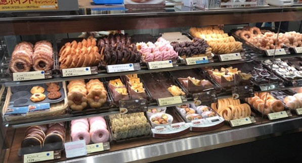 ミスドのショーケース
