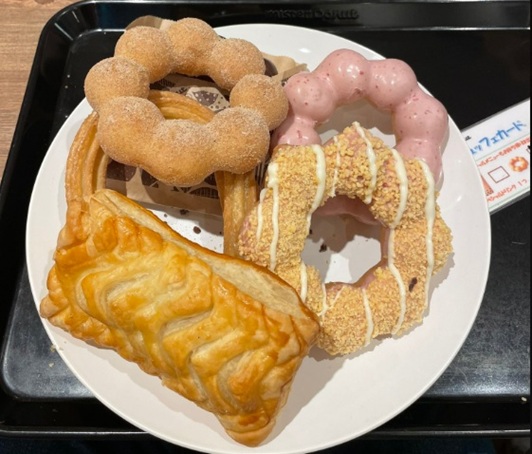 ミスドのパイとドーナツ