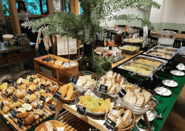 福岡麦の木のビュッフェコーナーの画像