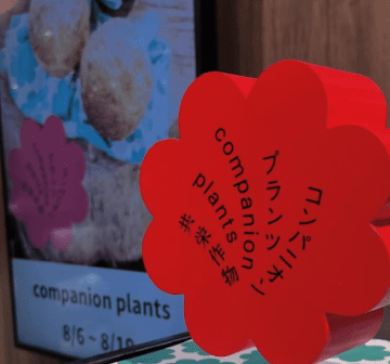 コンパニオンプランツの看板の画像