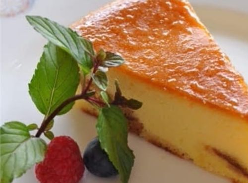 ベイクドチーズケーキの画像