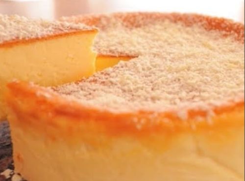 半熟チーズケーキの画像