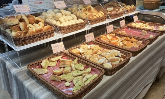 pepeolioの食べ放題のパン