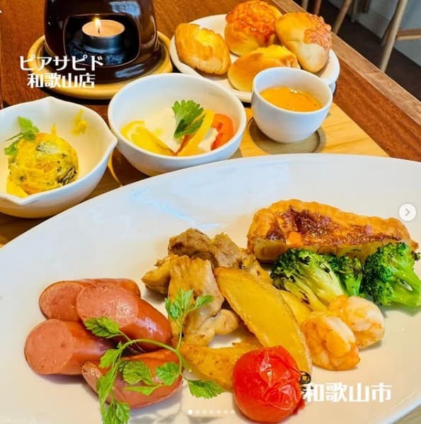 ピアサピド イオンモール和歌山店のパン食べ放題メニューの画像