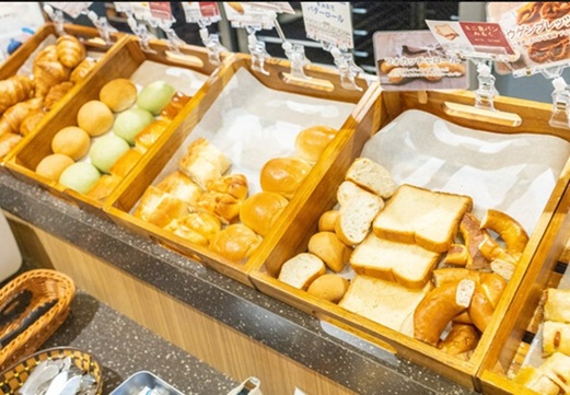 パンと珈琲のおいしいお店 BRICKS STUDIO 馬車道 カフェの食べ放題のパン