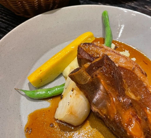 THE CITY BAKERY BRASSERIE RUBIN ニュウマン横浜のやわらかスペアリブ