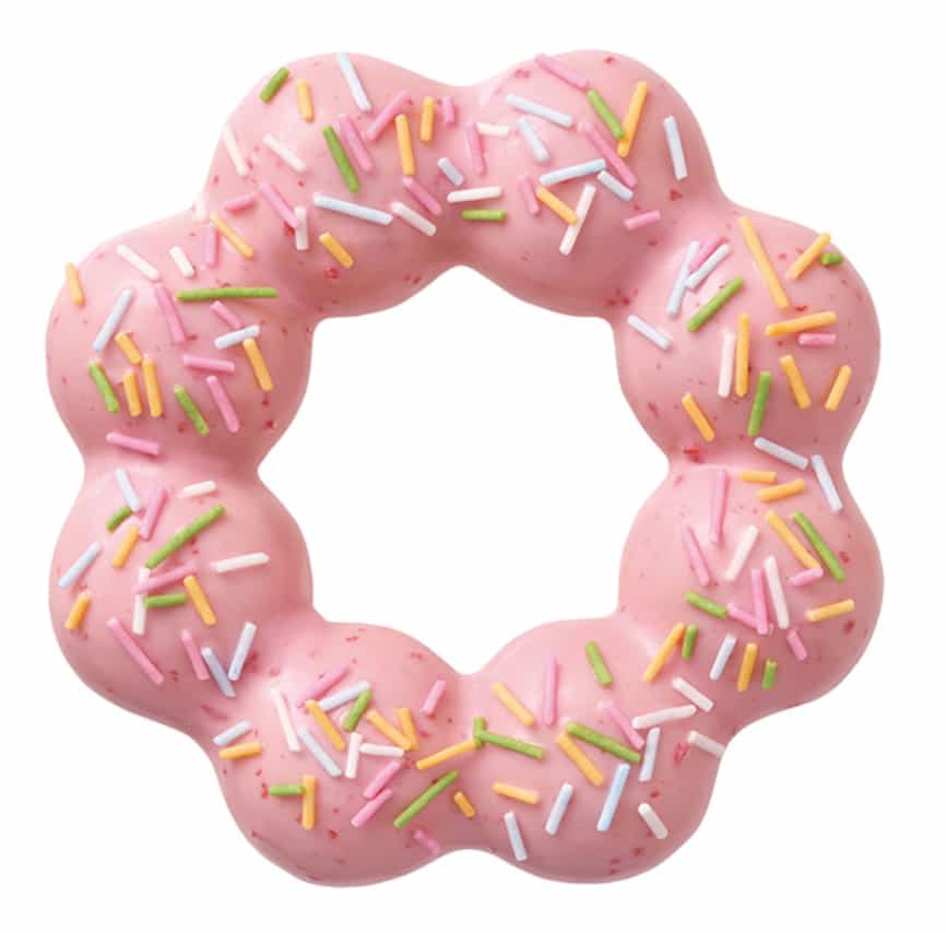 ミスドの食べ放題で食べられるポン・デ・リース　ストロベリー