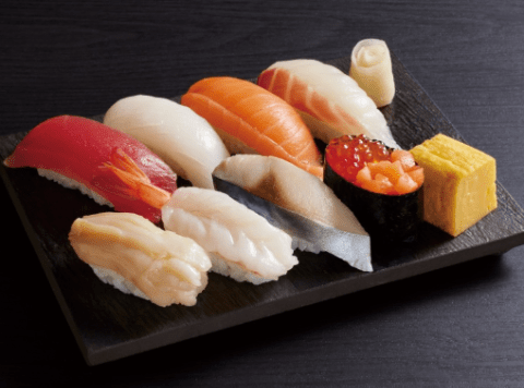 銀のさらの特選ランチ握りの画像