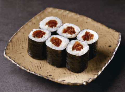 銀のさらのかんぴょう巻の画像