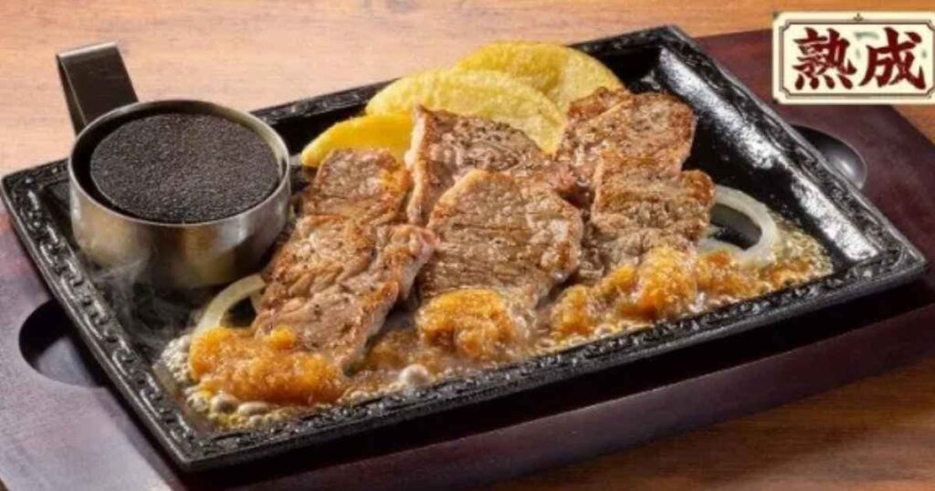 ステーキガスト食べ放題の熟成やわらかカットステーキの画像
