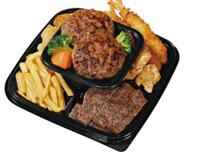 ステーキあさくまのお持ち帰り(テイクアウト)のハンバーグオードブル