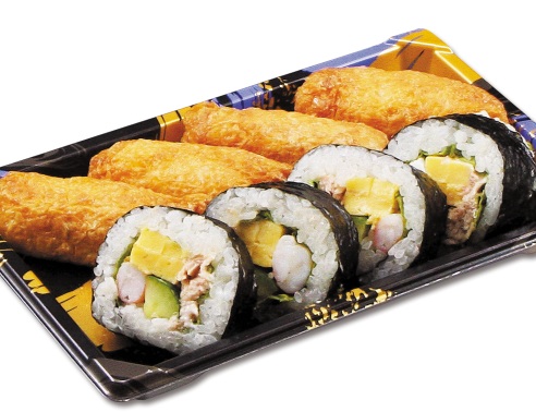 魚魚丸の持ち帰り(テイクアウト)メニューサラダいなり