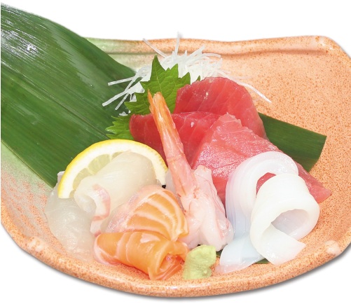 魚魚丸の持ち帰り(テイクアウト)メニュー刺身5点盛り