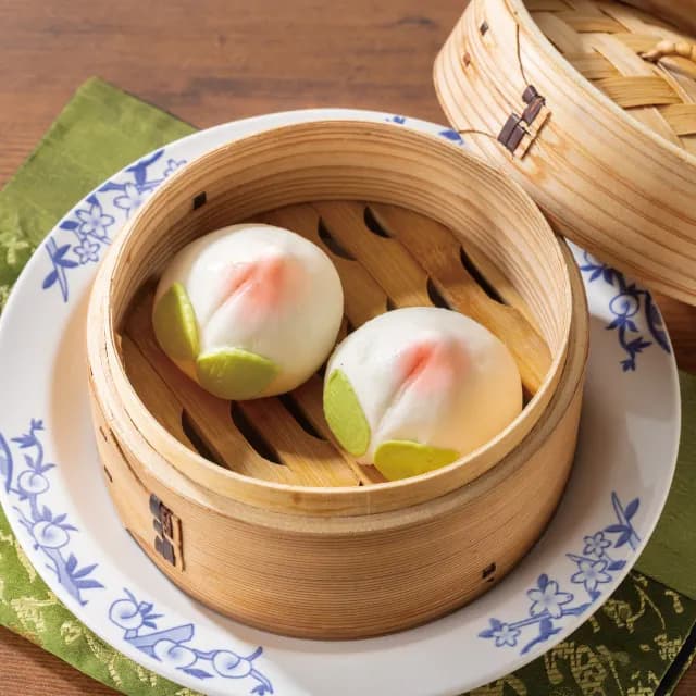 カスタード桃まんの画像