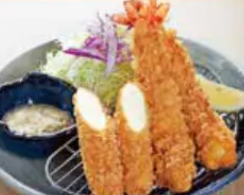 ささみかつ＆海老フライ2本