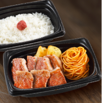 厚切りカットステーキ200g弁当の画像