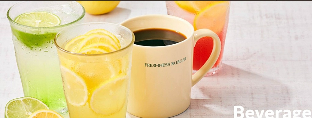 フレッシュネスバーガーのドリンク