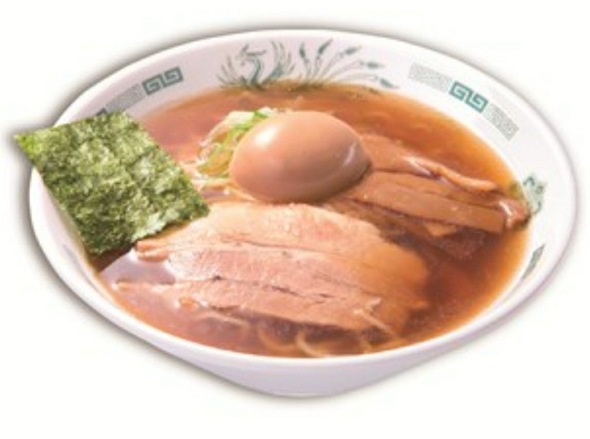 日高屋の持ち帰り(テイクアウト)の味玉中華そば