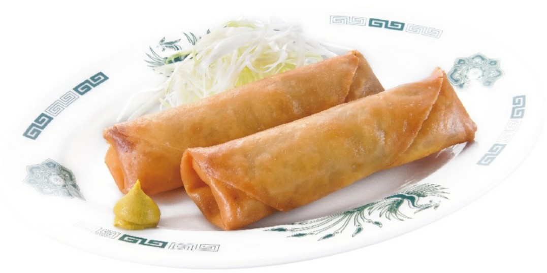 日高屋の持ち帰り(テイクアウト)の五目春巻き