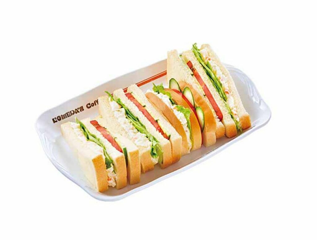 コメダ珈琲のお持ち帰り(テイクアウト)メニュー ポテサラサンド