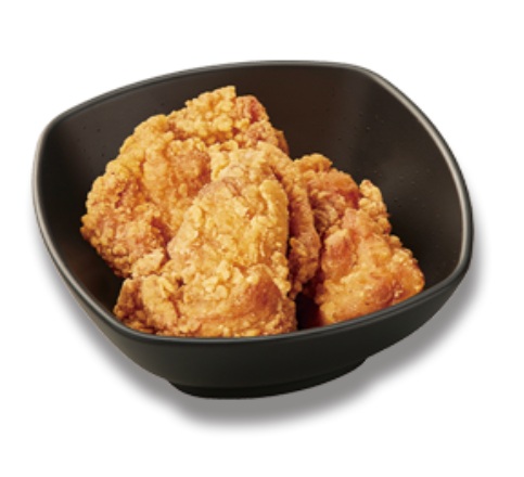 なか卯のお持ち帰り(テイクアウト)の鶏から(3個)