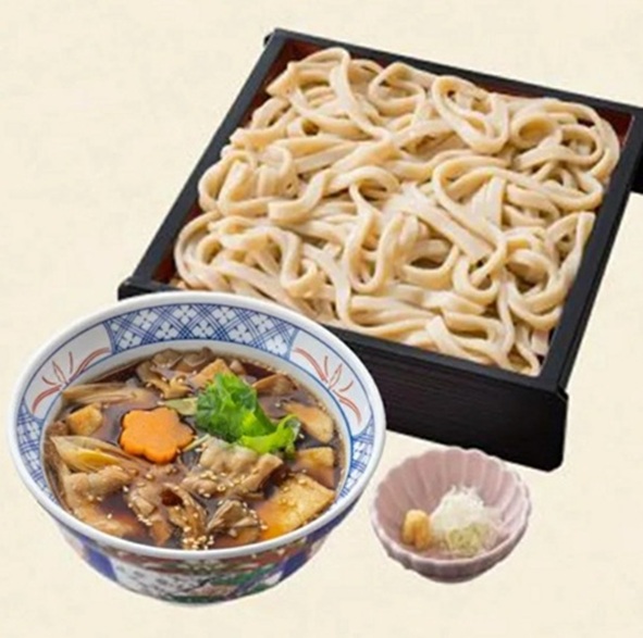 藍屋のお持ち帰り(テイクアウト)メニュー 武蔵野風豚肉つけ汁うどん