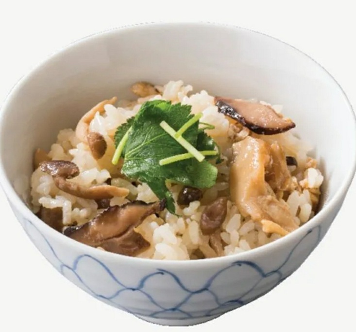 藍屋のお持ち帰り(テイクアウト)メニュー 季節御飯(きのこ)