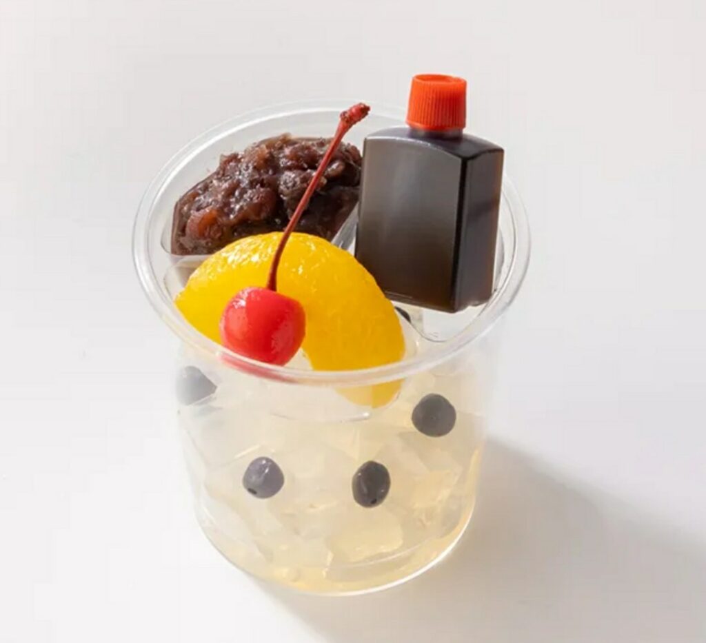 藍屋のお持ち帰り(テイクアウト)メニュー あんみつ