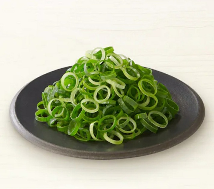 丸亀製麺のお持ち帰り(テイクアウト)メニュー薬味・トッピング(青ねぎ)