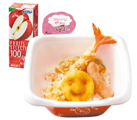 さん天のお子様わんぱく天丼セット