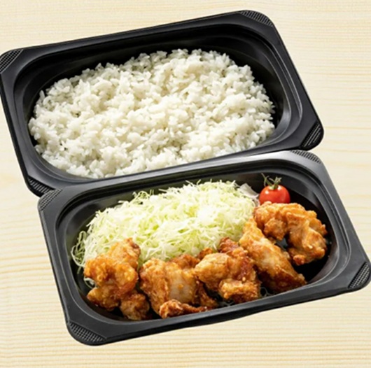 夢庵のお持ち帰り(テイクアウト)メニュー 若鶏の唐揚げランチ(平日ランチ限定)