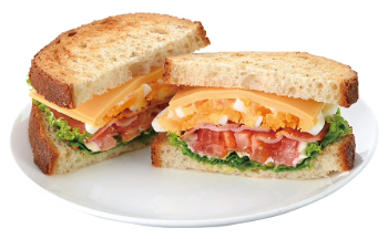 上島珈琲店のB・L・T with チーズエッグ