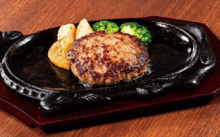 フォルクスの《牛100％》フォルクスハンバーグ
