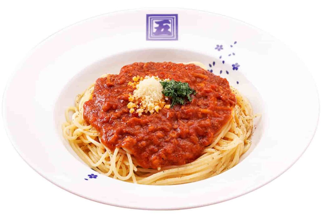 パスタ五右衛門の五右衛門伝統のミートソース