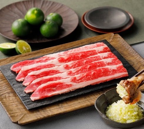 あぶりやの公式Instagramから炙り上カルビ(徳島県産すだちのねぎ塩だれで)