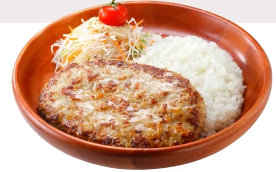 びっくりドンキーのレギュラーバーグディッシュ