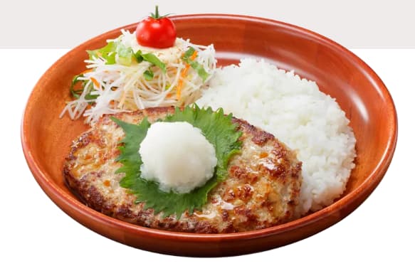 びっくりドンキーのおろしそバーグディッシュ