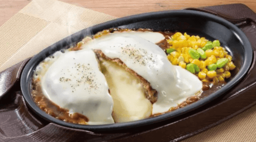 チーズONチーズINハンバーグの画像