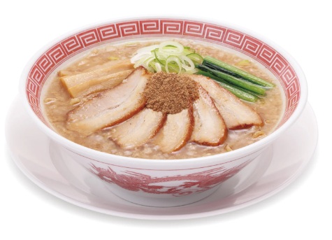 幸楽苑の魚介とんこつらーめん