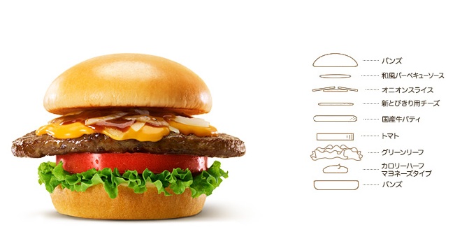 モスバーガーの新とびきりチーズ～北海道チーズ～