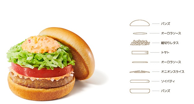 モスバーガーのソイモス野菜バーガー