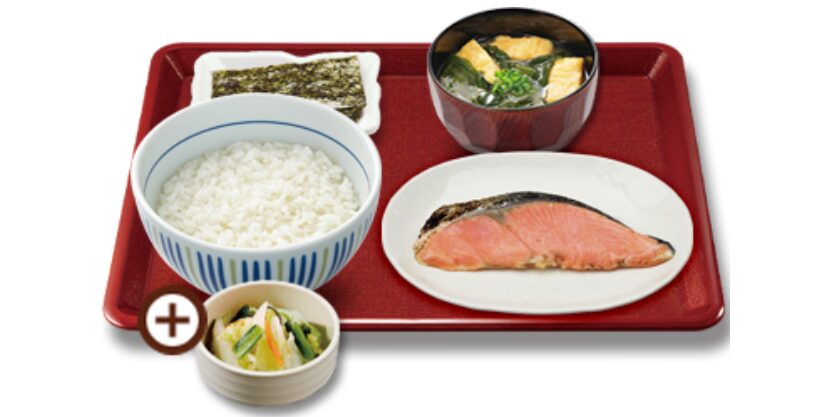 なか卯の銀鮭朝食の画像