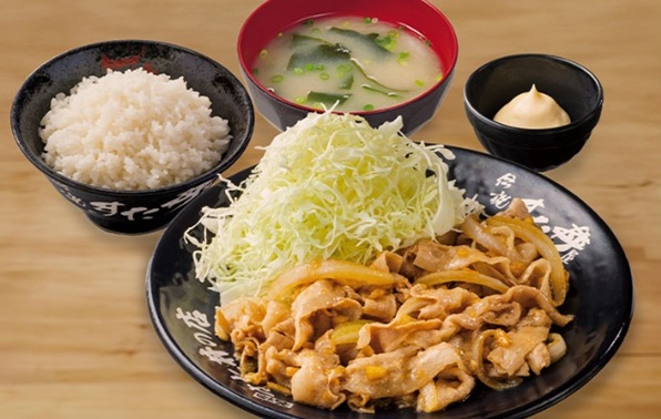 すた丼の生姜焼き定食