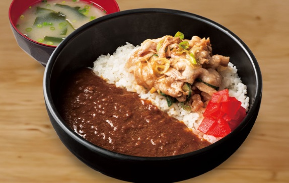 すた丼の肉すたみなカレー