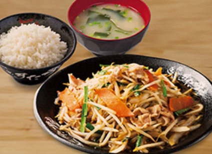 すた丼の肉野菜炒め定食