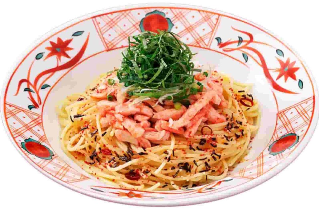 パスタ五右衛門の鶏ささみと梅じそ昆布