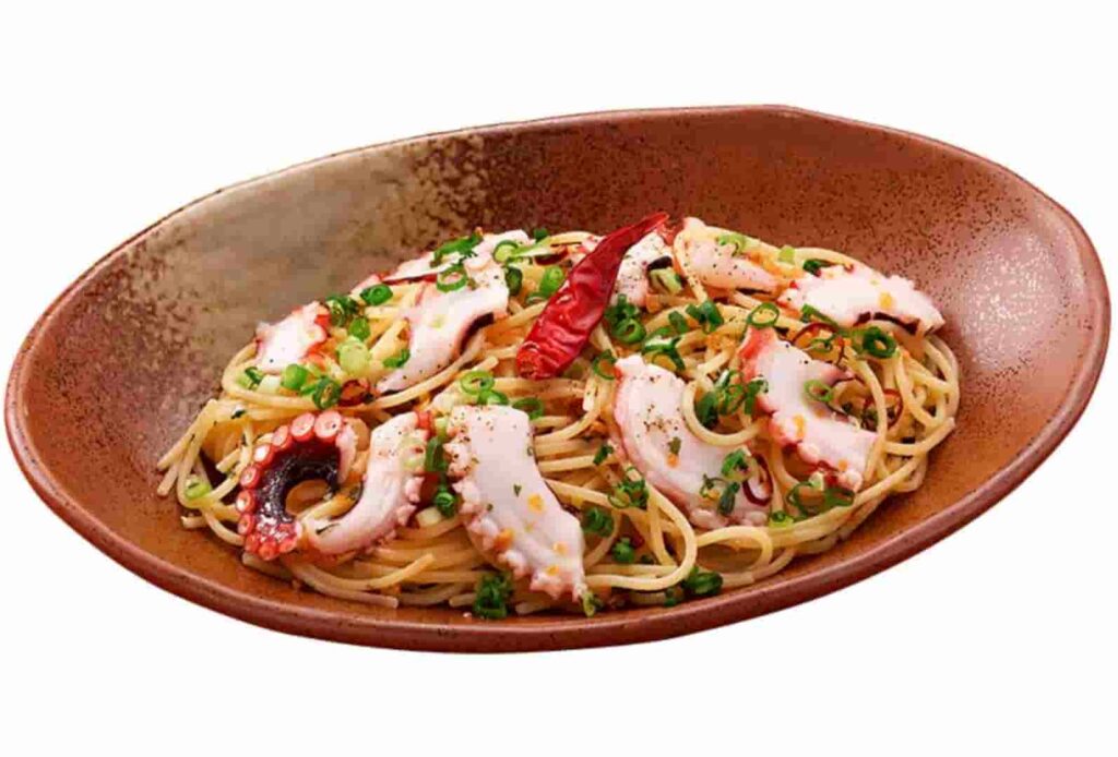 パスタ五右衛門のタコのペペロンチーノ